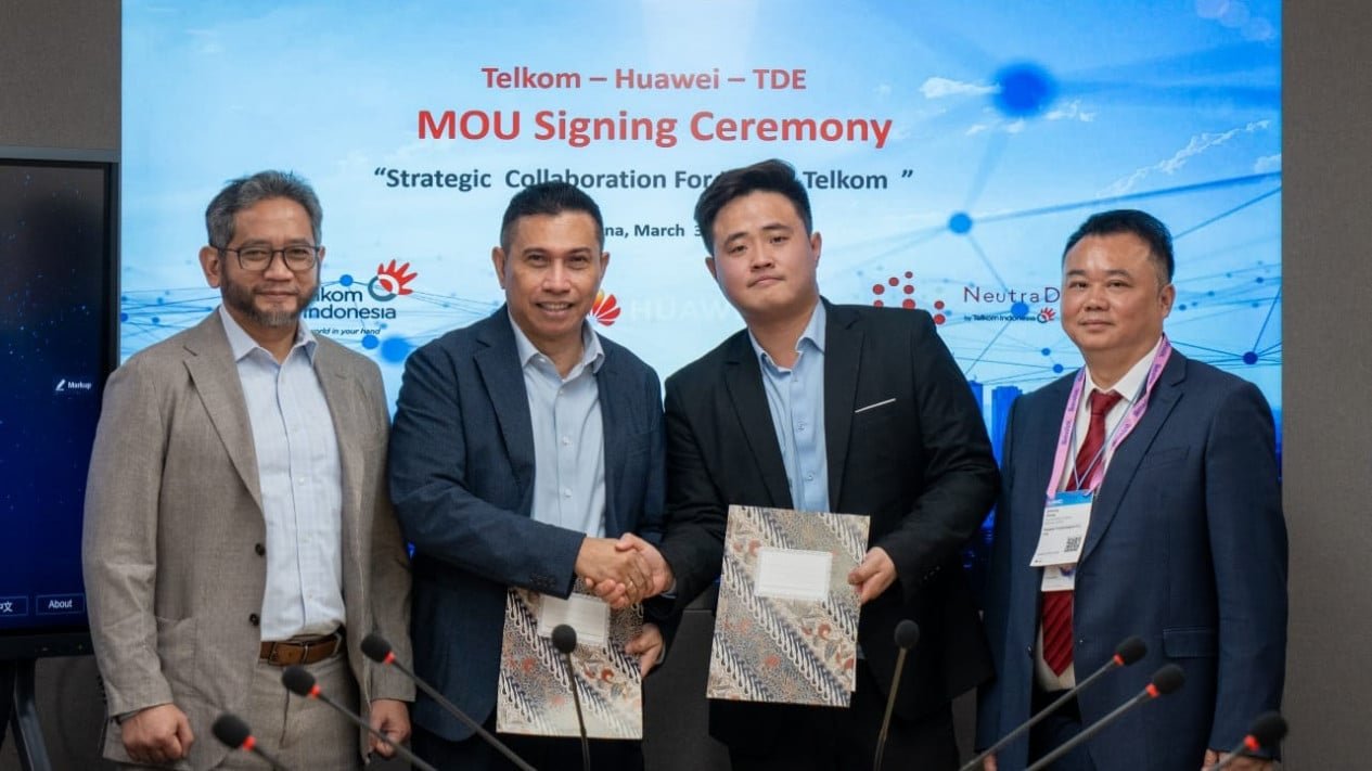 Fortaleciendo la infraestructura digital y el ecosistema de centros de datos, TelkomGroup y Huawei firman un MoU estratégico