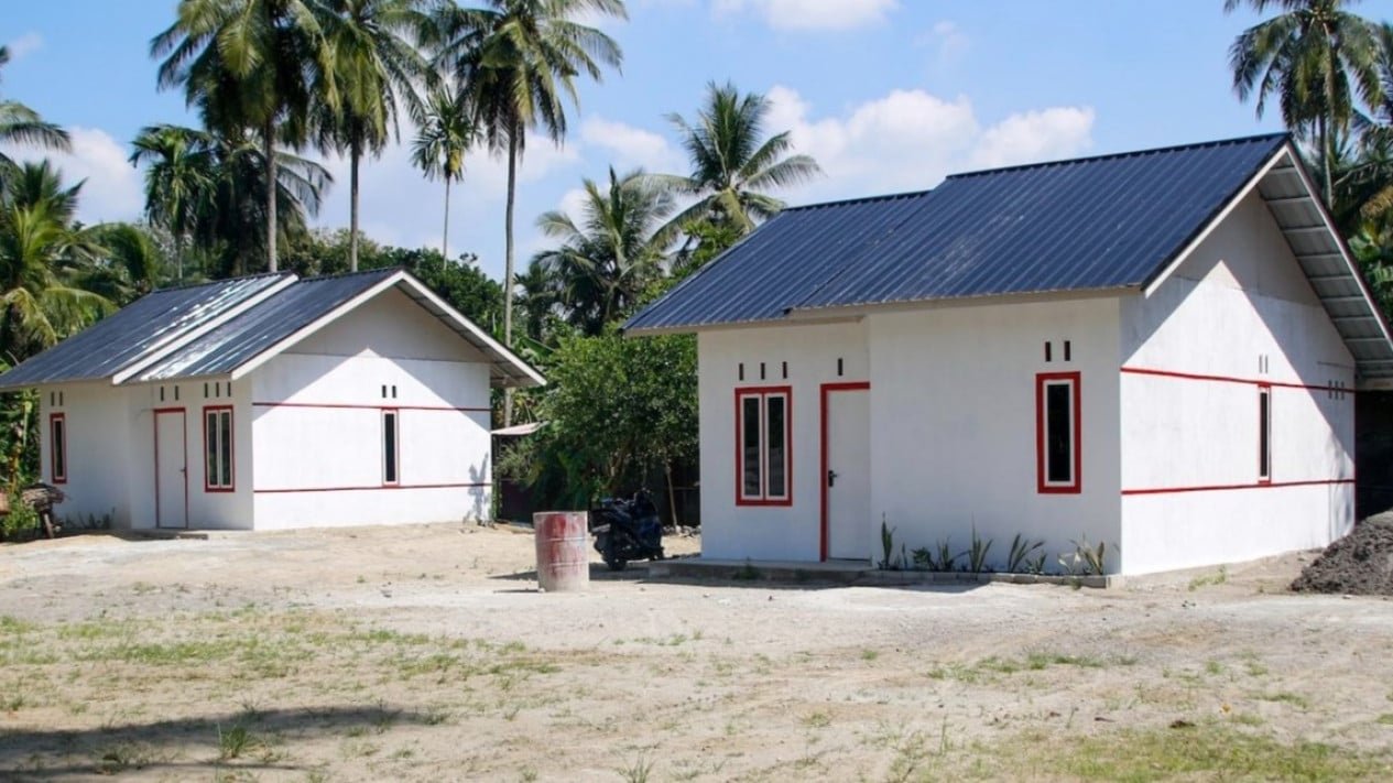 Los supervivientes de la catástrofe de Bireuen acogen con entusiasmo y esperanza el desarrollo de Huntap