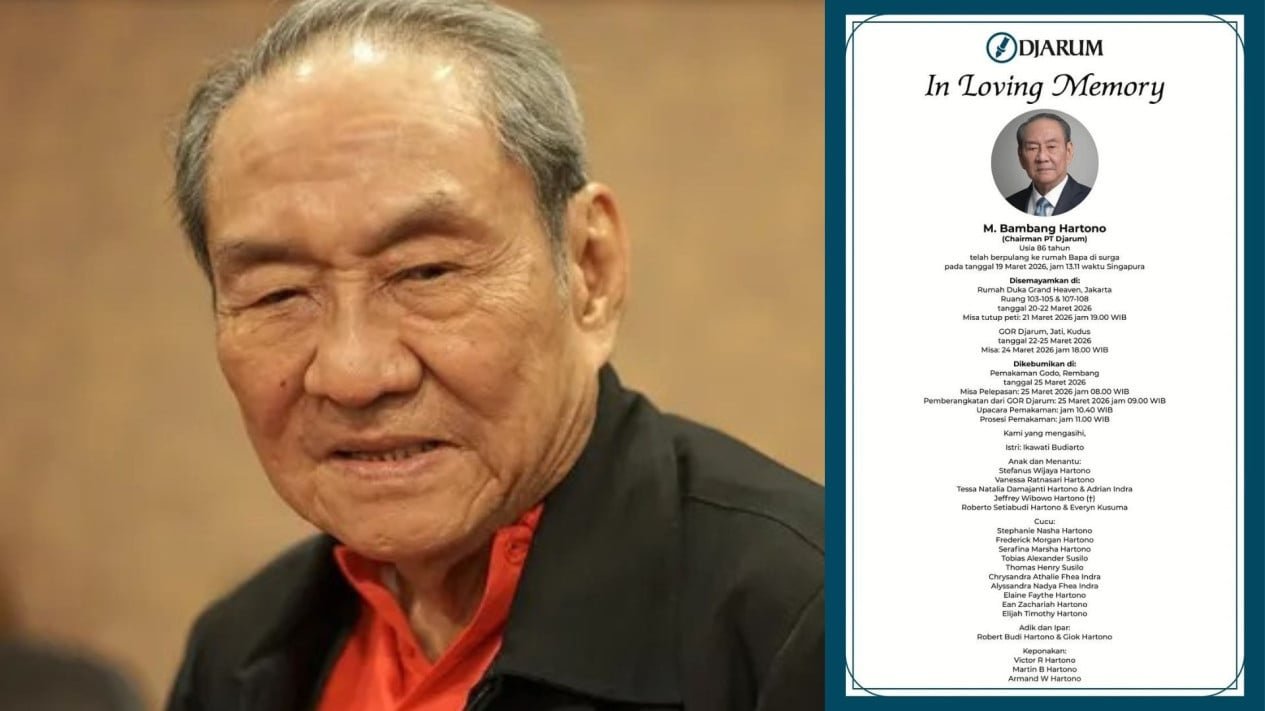 El jefe del grupo Djarum, Michael Bambang Hartono, será enterrado en Rembang
