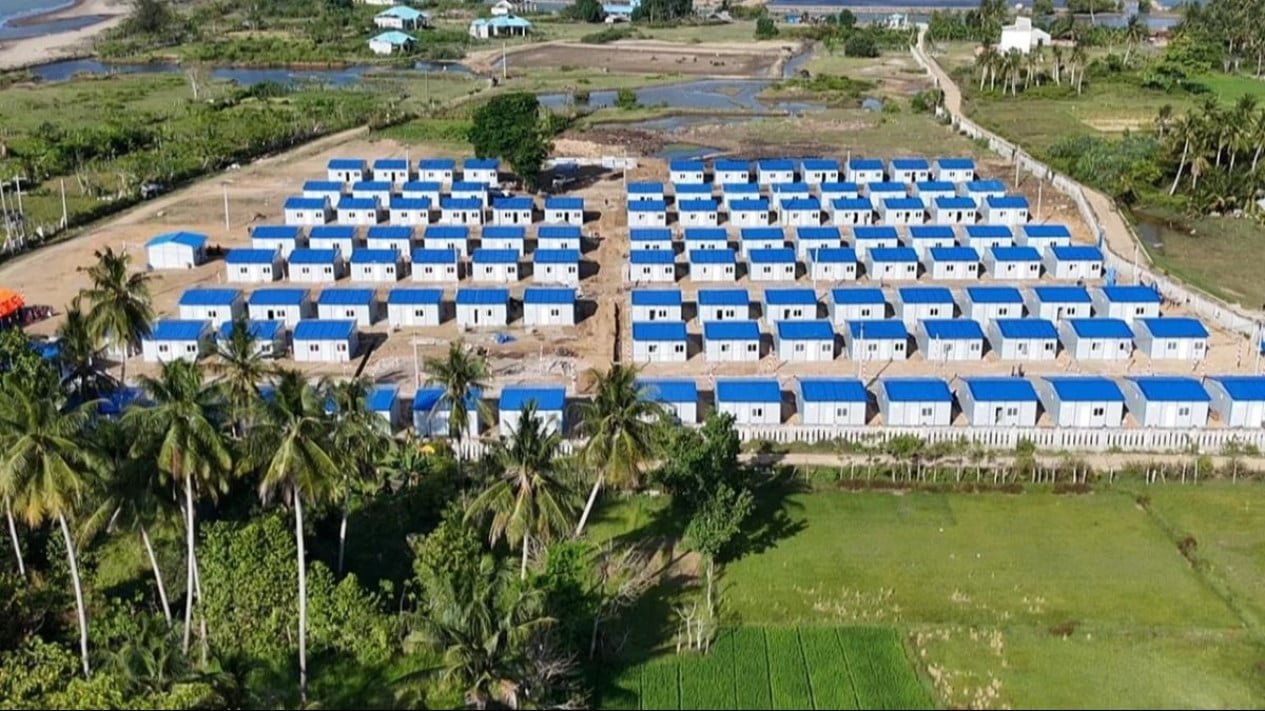 Hay dos programas de vivienda para víctimas de desastres en Sumatra