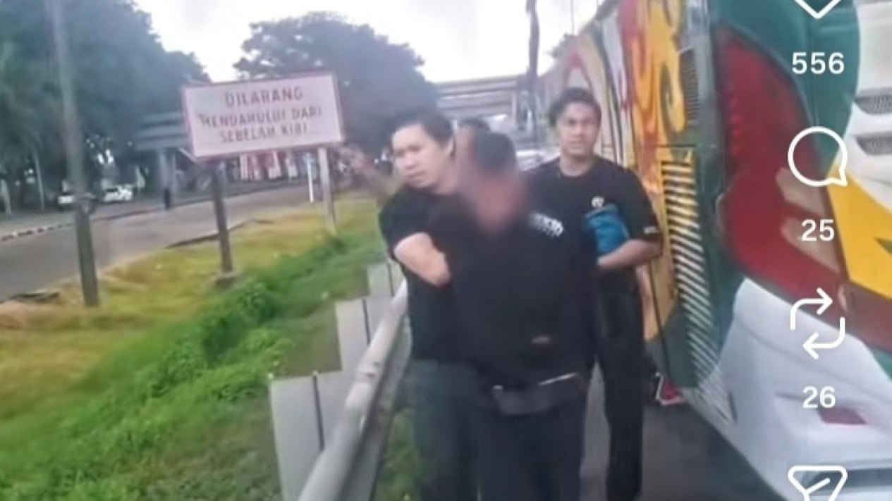 Tras matar al nieto de Mpok Nori, este extranjero iraquí quiso suicidarse en Sukabumi