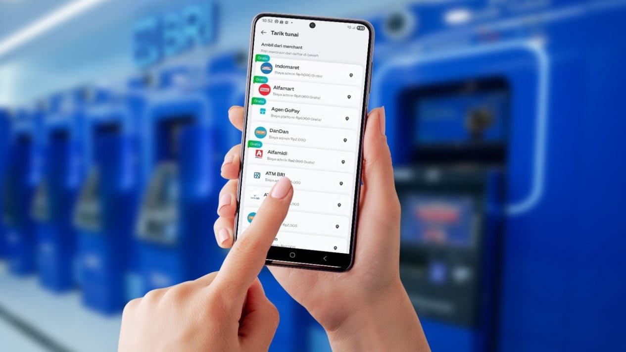 BRI presenta la función de retiro en ventanilla GoPay en más de 19.000 redes de cajeros automáticos y CRM