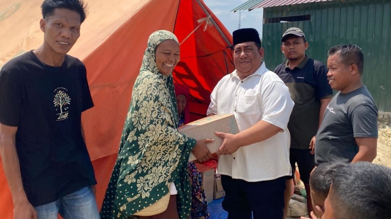 Hay refugio, PP AMPG insta a los evacuados por las inundaciones de Aceh Tamiang a no vivir más en tiendas de campaña