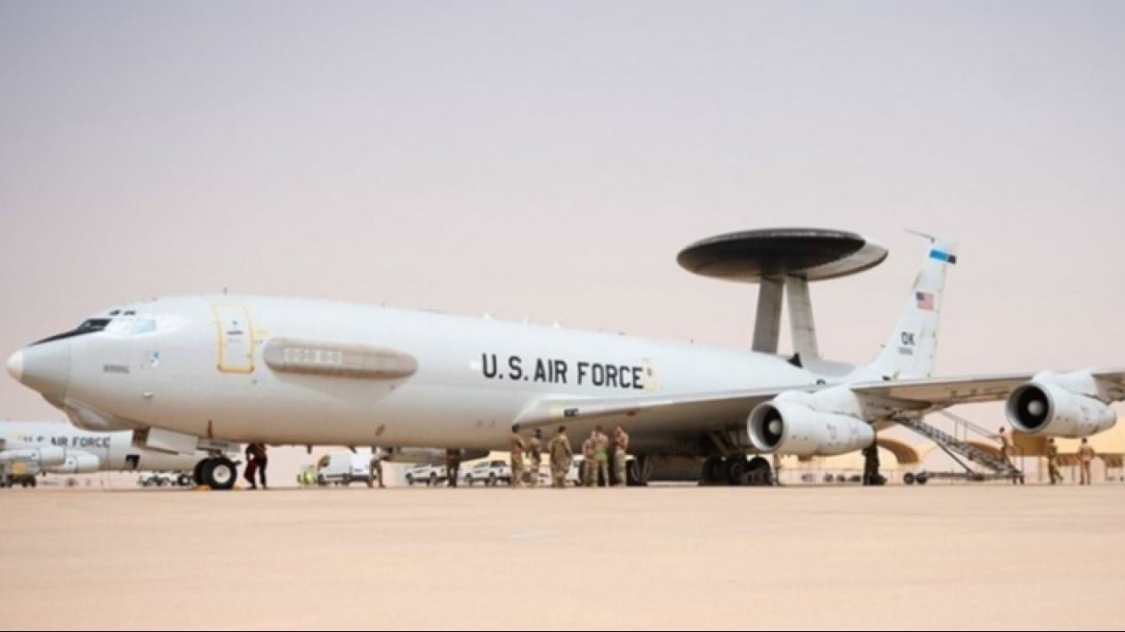 Irán destruye importantes aviones estadounidenses, el E-3 AWACS