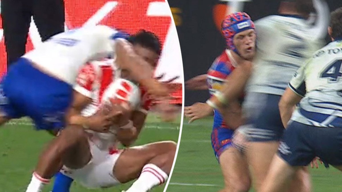 NRL News 2026, acusaciones de inconsistencia del tackle alto Stephen Crichton, Nathan Cleary y Braidon Burns destrozadas por los entrenadores, Billy Slater, video