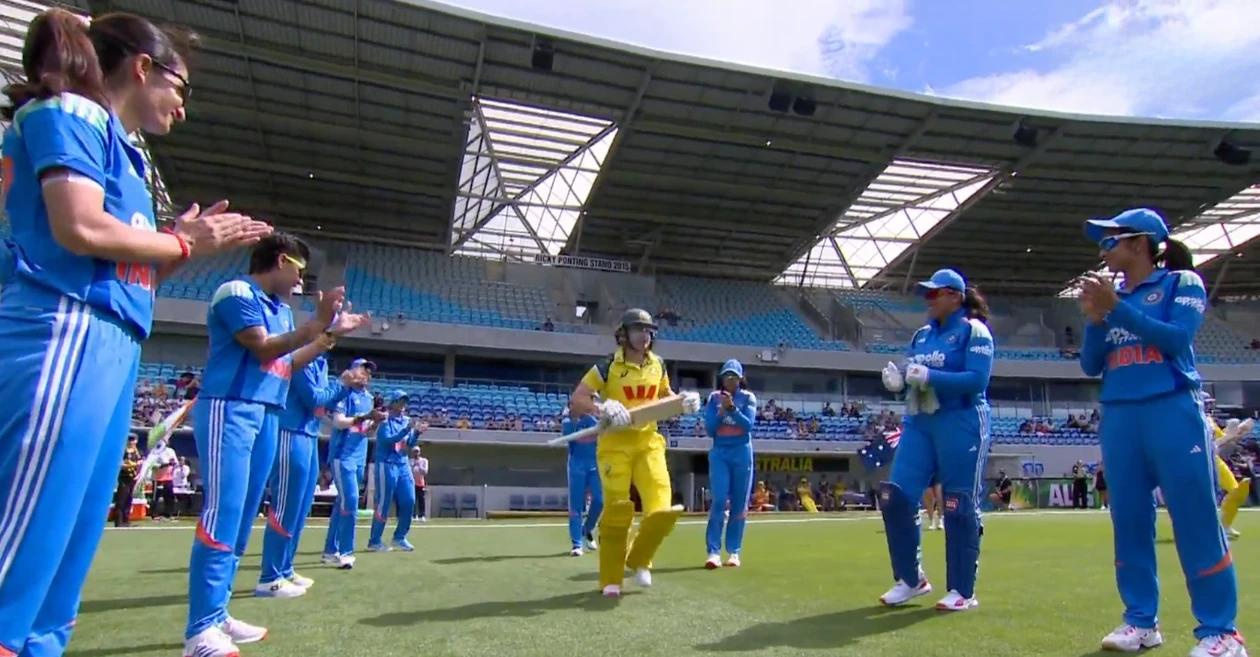 AUS-W vs IND-W (MIRAR): Alyssa Healy recibe la guardia de honor de los jugadores indios durante su ODI final