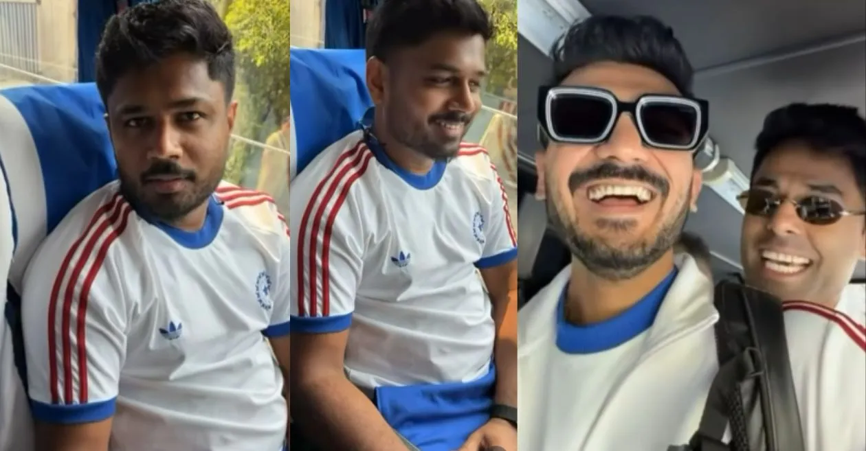 MIRAR: Axar Patel se burla juguetonamente de Sanju Samson después de sus hazañas ganadoras contra las Indias Occidentales en la Copa Mundial T20 2026