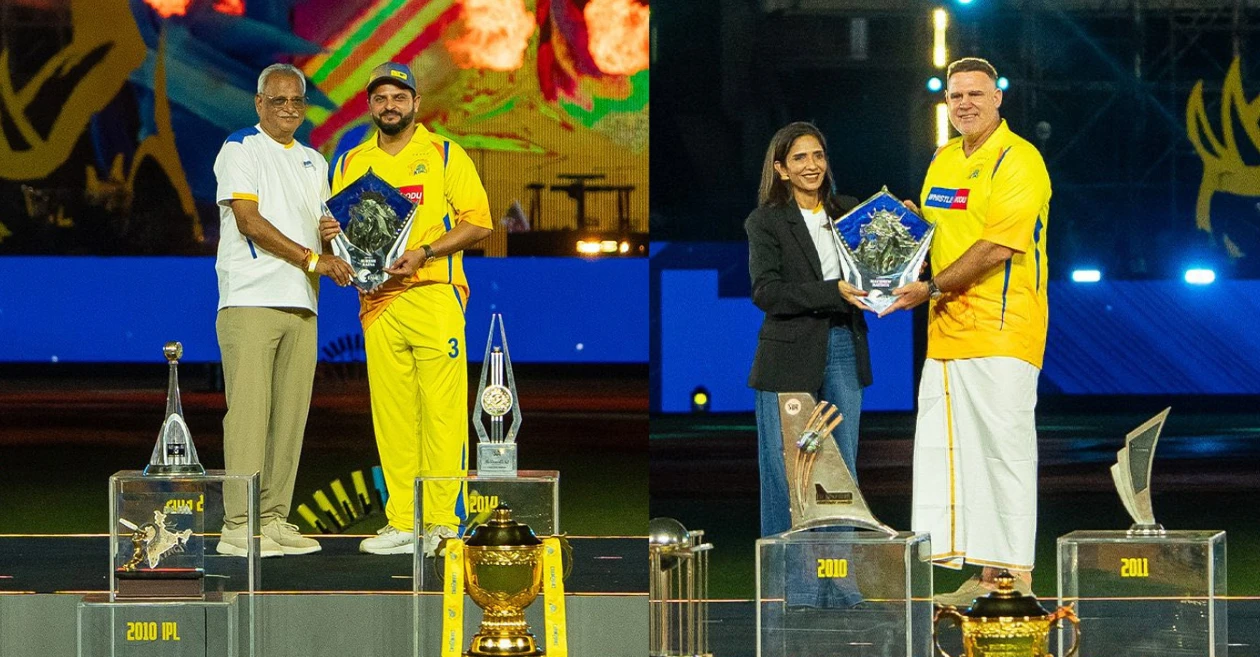 ‘Antes del legado, estaban estos dos’: el CSK incorpora a Suresh Raina y Matthew Hayden al Salón de la Fama inaugural