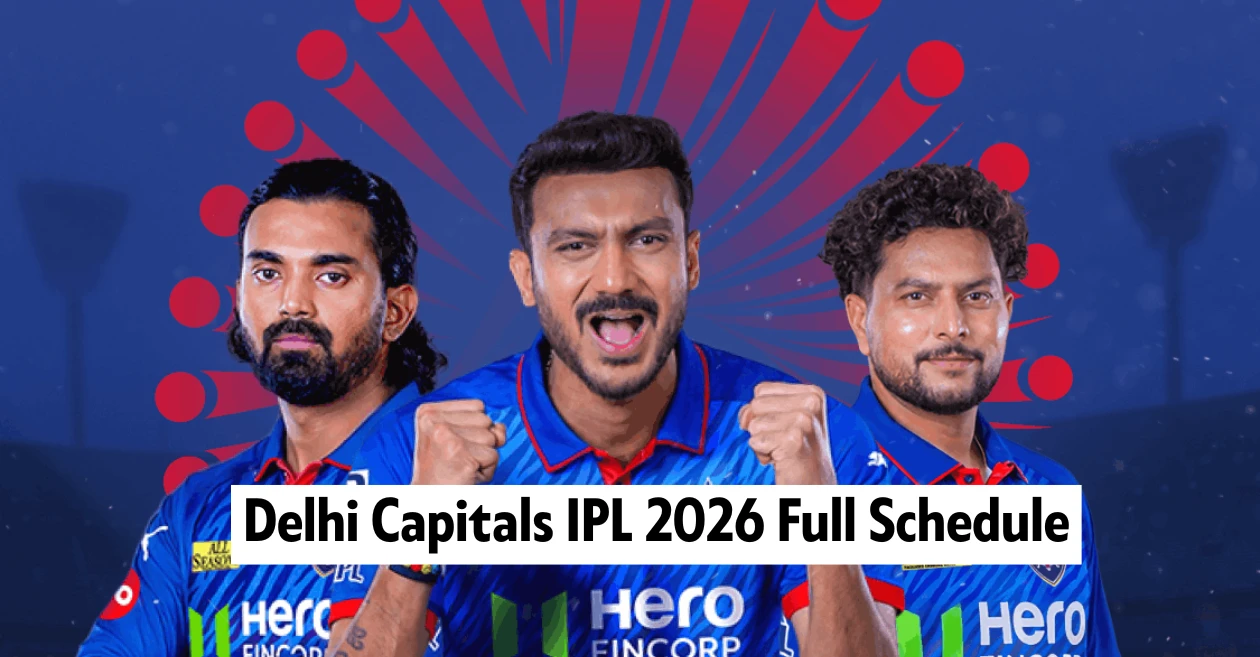 Calendario completo de Delhi Capitals IPL 2026: fecha, hora y lugares del partido de DC