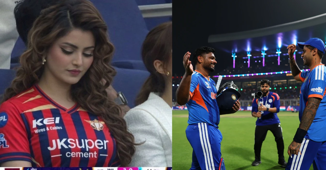 Verificación de hechos: ¿La actriz Urvashi Rautela animó al equipo indio en Eden Gardens con la camiseta de LSG durante el partido de la Copa Mundial T20 contra las Indias Occidentales?