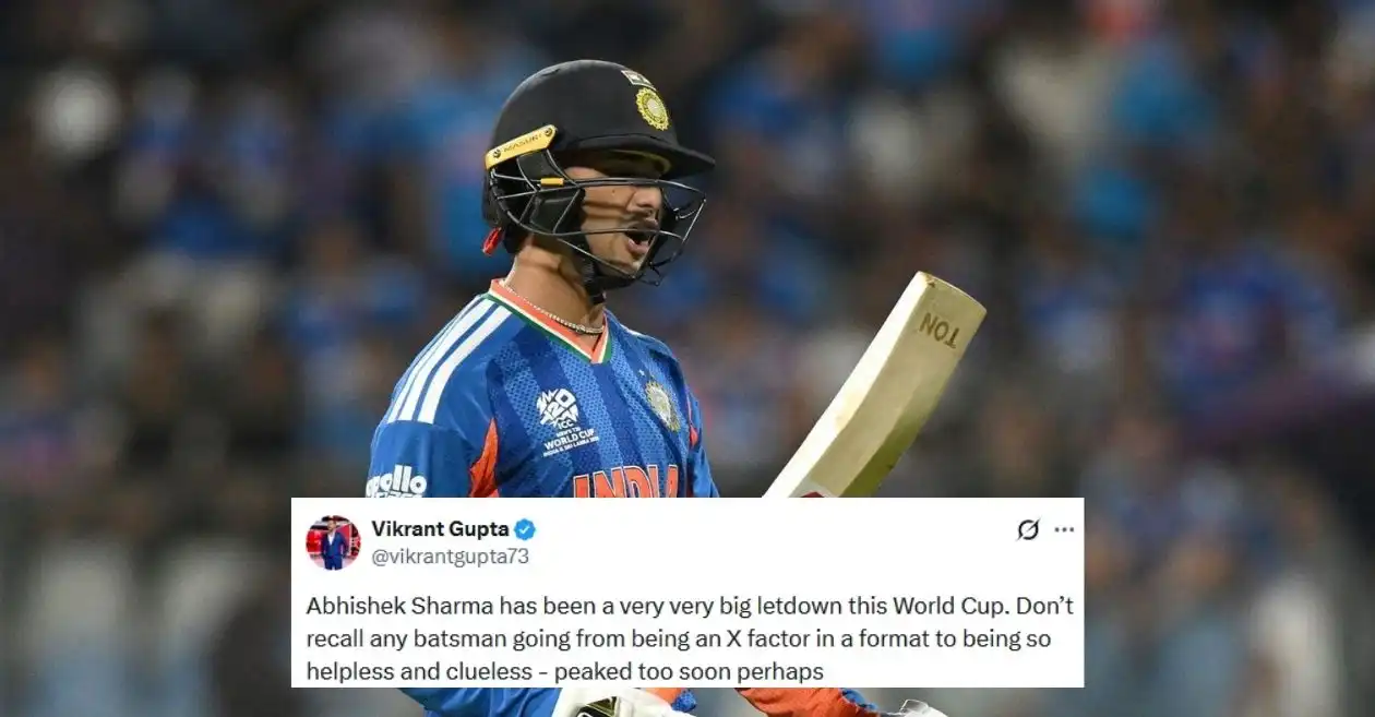Copa del Mundo T20 2026: los fanáticos trollean brutalmente a Abhishek Sharma por su fracaso con el bate durante la semifinal IND vs ENG