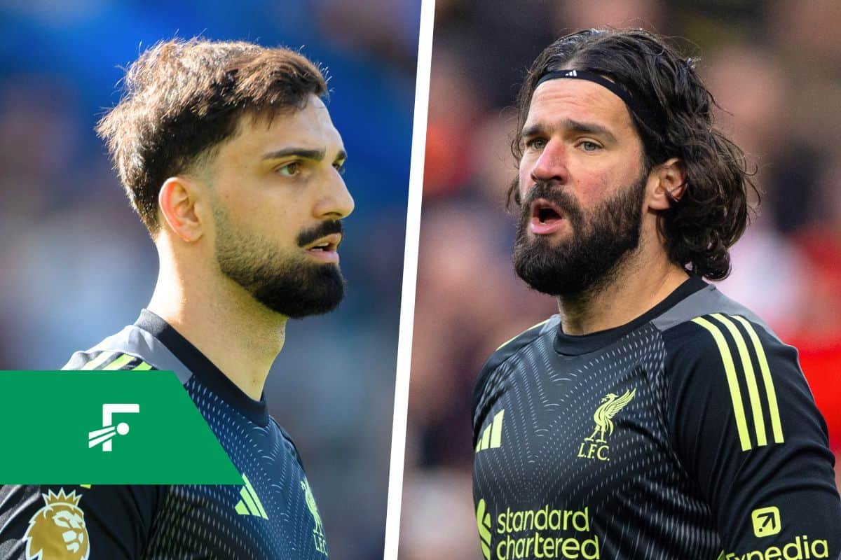 Giorgi Mamardashvili vs Alisson: estadísticas de distribución del Liverpool