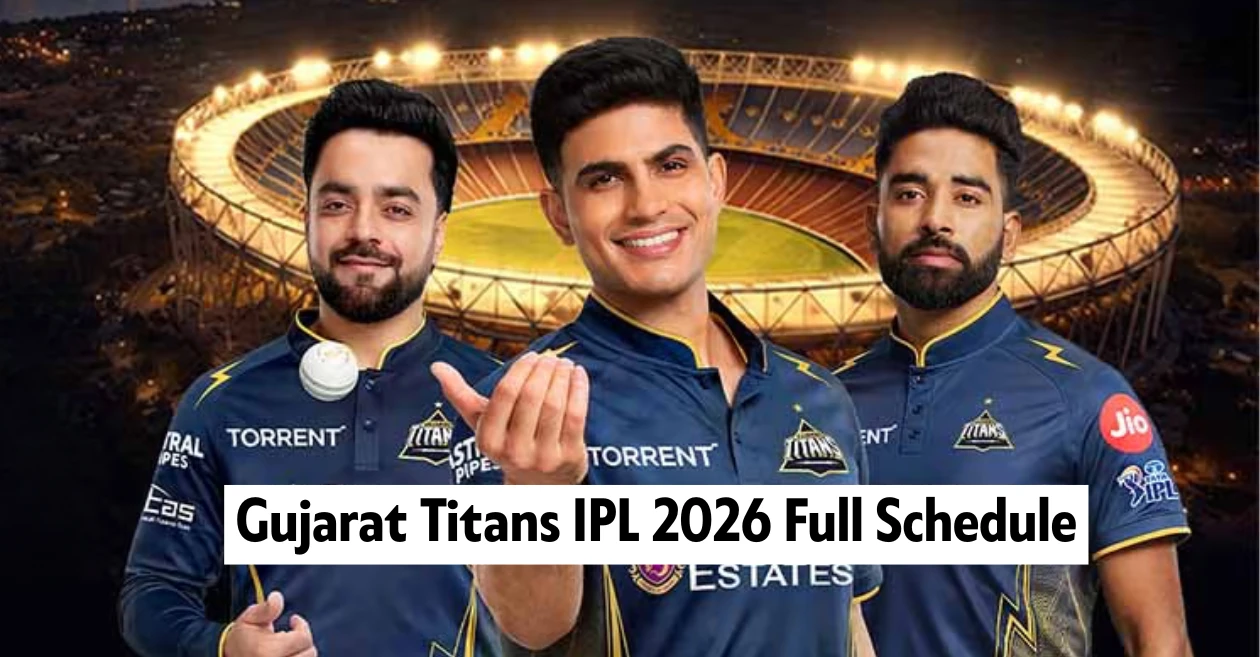 Calendario completo de Gujarat Titans IPL 2026: fecha, hora y lugares del partido GT