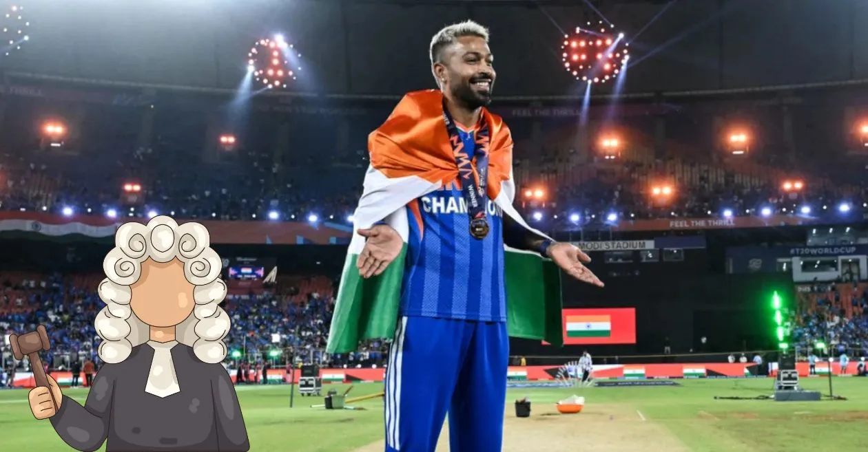Hardik Pandya enfrenta una demanda legal por celebrar el título de la Copa Mundial T20 con su novia Mahieka Sharma mientras portaba la bandera india