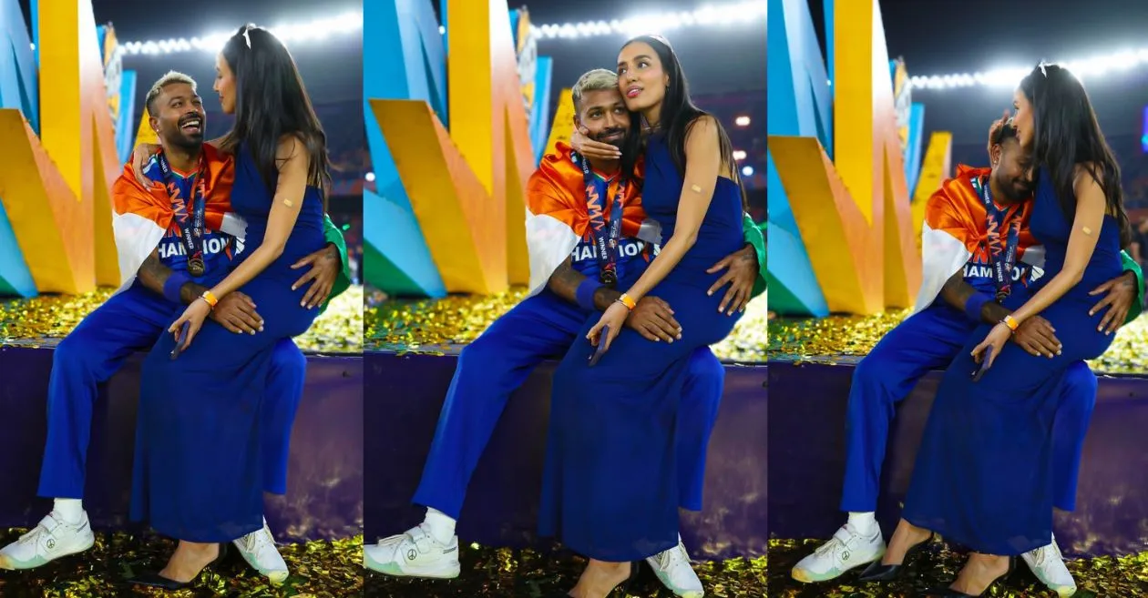 MIRAR: La ardiente celebración de Hardik Pandya con su novia Mahieka Sharma después del triunfo de India en la Copa del Mundo T20 2026