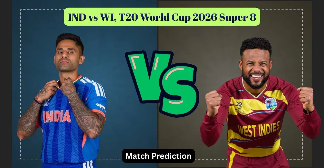 IND vs WI, Predicción del partido Super 8 de la Copa Mundial T20 2026: ¿Quién ganará el partido de hoy entre India y las Indias Occidentales?