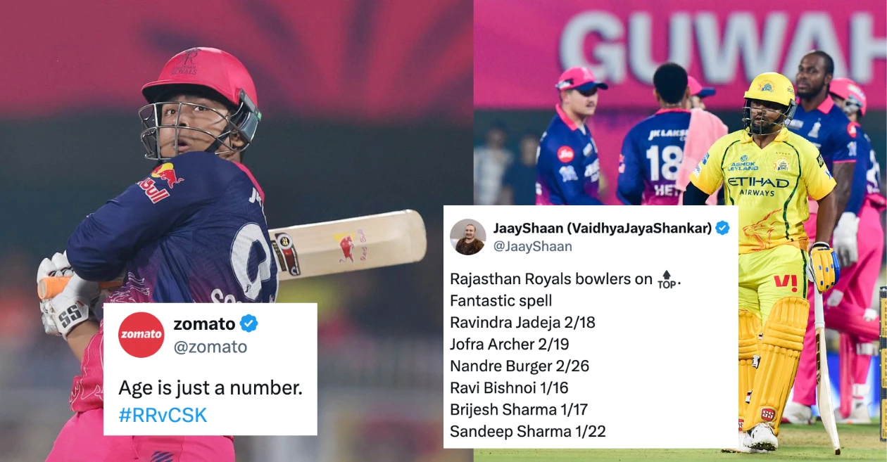 IPL 2026: Los fanáticos se vuelven locos cuando los Rajasthan Royals clínicos derrotan a los Chennai Super Kings en Guwahati