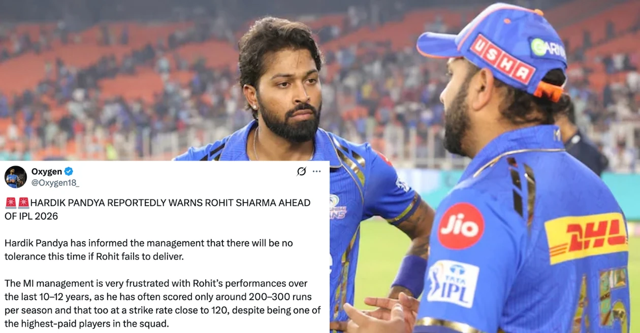 IPL 2026: los indios de Mumbai responden a las afirmaciones de Hardik Pandya emitiendo una advertencia a Rohit Sharma