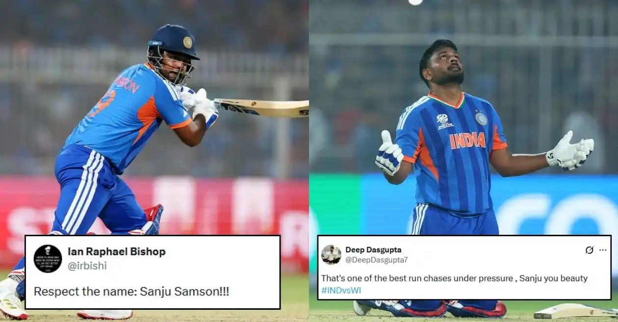 Los fanáticos se vuelven locos cuando los actos heroicos de Sanju Samson impulsan a la India a la semifinal después de una emocionante victoria sobre las Indias Occidentales en la Copa Mundial T20 2026.