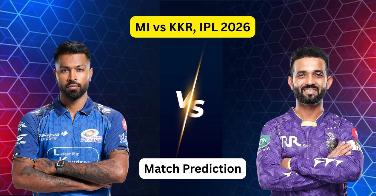 MI vs KKR, IPL 2026, predicción del partido: ¿Quién ganará el partido de hoy entre Mumbai Indians y Kolkata Knight Riders?