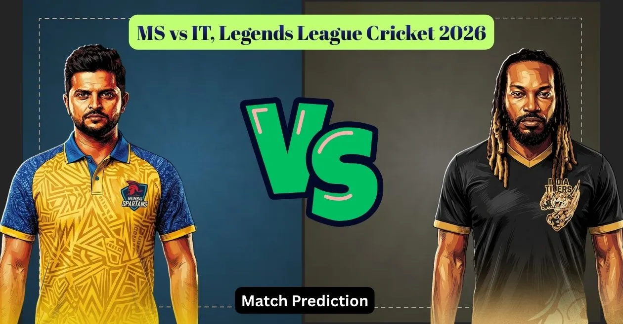 MS vs IT, Predicción del partido Legends League Cricket 2026: ¿Quién ganará el partido de hoy entre Mumbai Spartans y India Tigers?