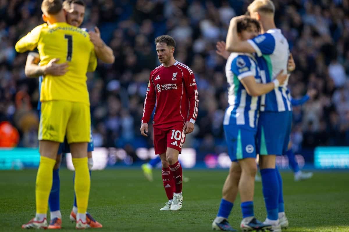 Brighton 2-1 Liverpool: 5 puntos de conversación con los Rojos dominados y las excusas agotándose