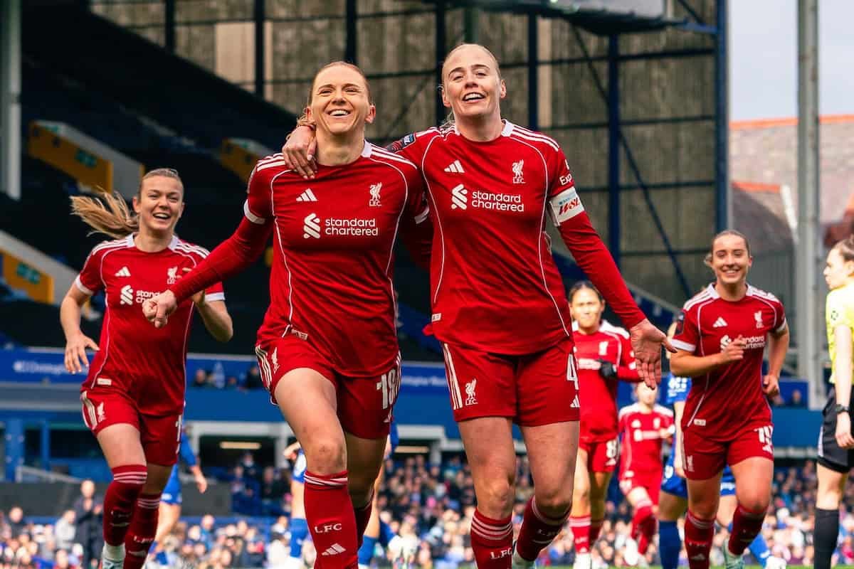 El Liverpool consigue su primera victoria en el Merseyside Derby en la WSL desde 2019