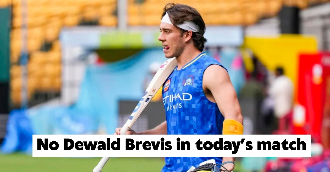 RR vs CSK: he aquí por qué Dewald Brevis no juega el partido de hoy en IPL 2026