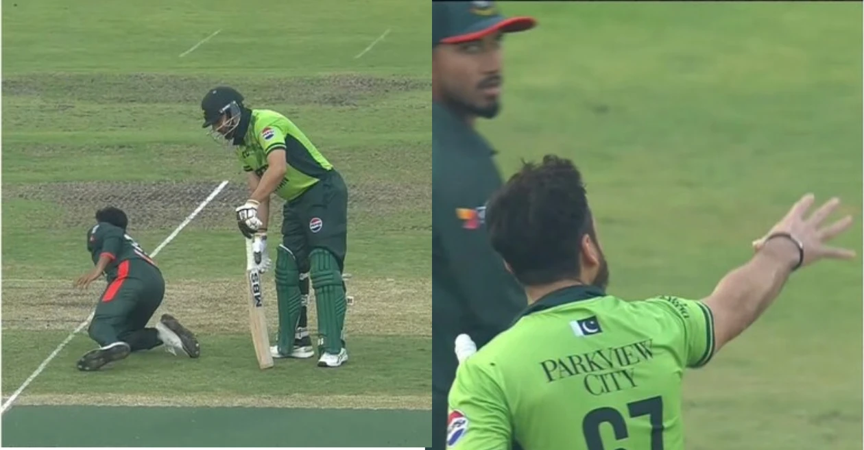 MIRAR: Salman Agha pierde la calma después de una salida inusual de Mehidy Hasan Miraz en BAN vs PAK 2nd ODI