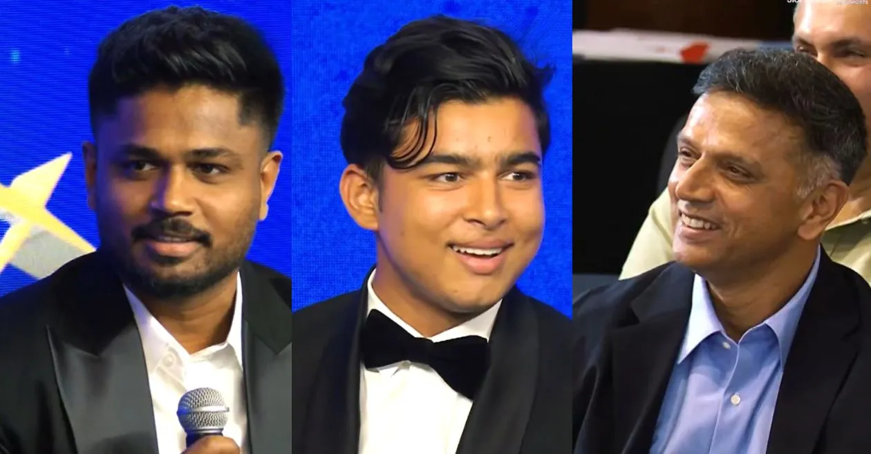 MIRAR: Sanju Samson imita hilarantemente a Vaibhav Suryavanshi mientras recuerda su conversación de IPL con Rahul Dravid