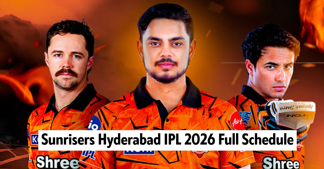 Calendario completo de Sunrisers Hyderabad IPL 2026: fecha, hora y lugares del partido SRH