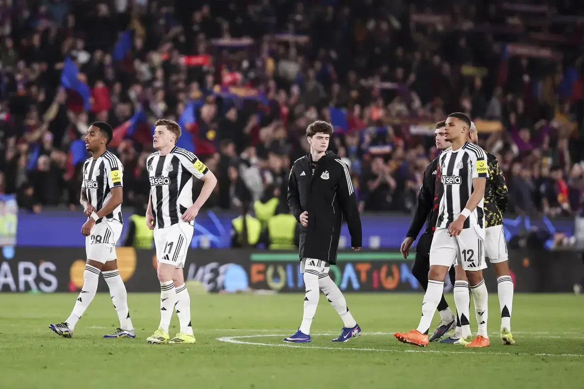 Barcelona 7 Newcastle 2 clasificaciones y comentarios de todos los jugadores del Newcastle United
