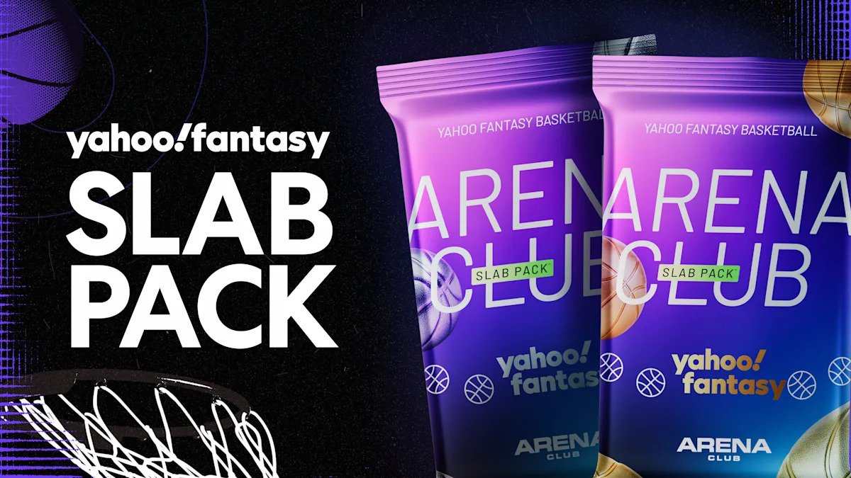 Lanzamiento de la semana 19 de los paquetes de mosaicos de baloncesto Yahoo Fantasy x Arena Club: Kevin Durant en el centro entre las tarjetas Chase