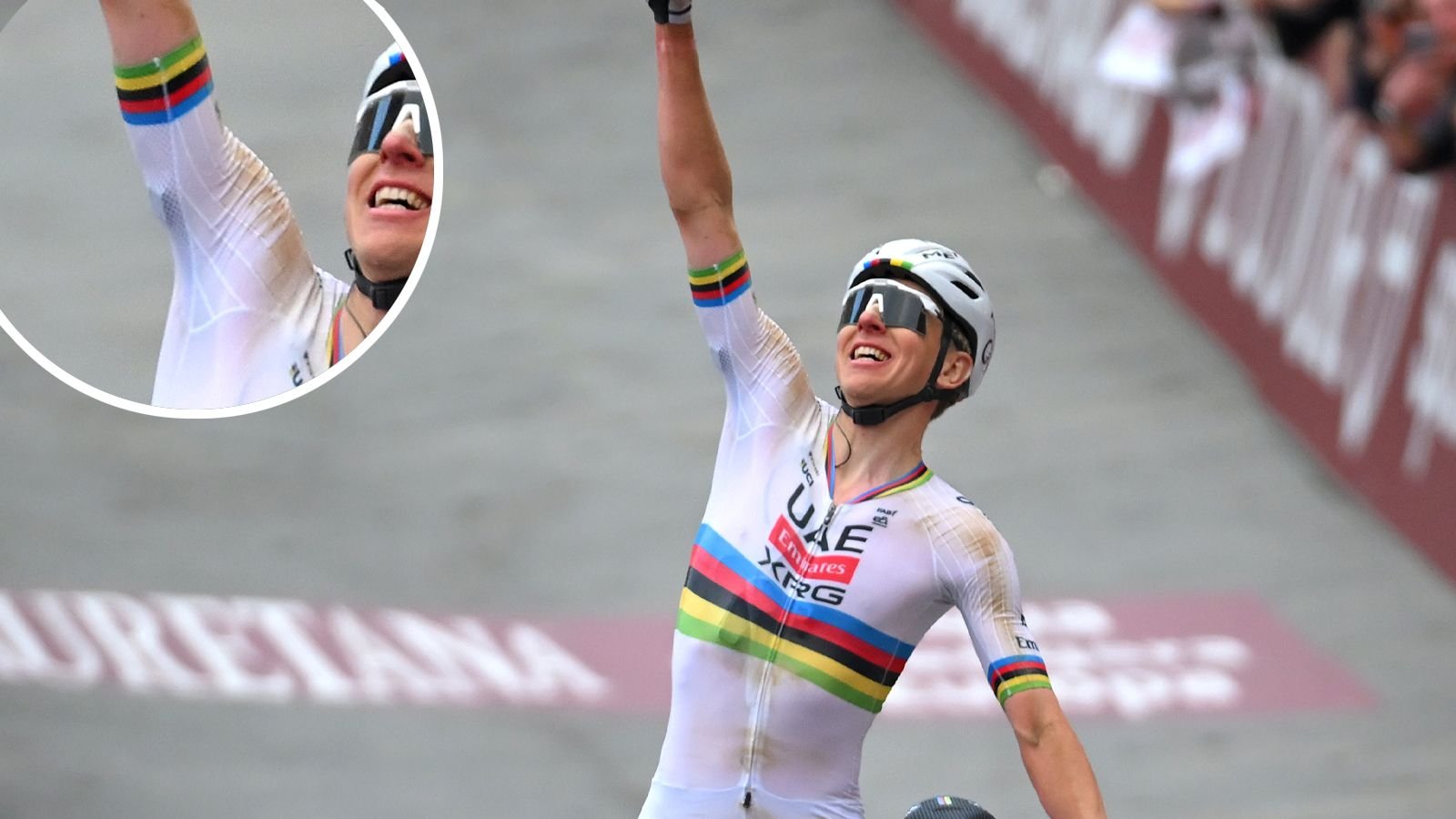 ¿Qué era el extraño brazalete negro que llevaba Tadej Pogačar en Strade Bianche?