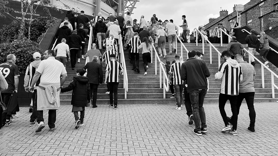 Solicitud especial de Wor Flags para los fanáticos del Newcastle United antes del partido de Sunderland de hoy