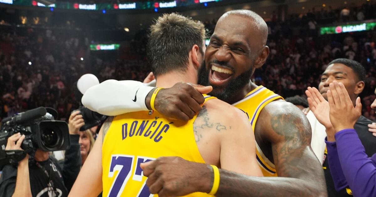 Luka Doncic anota 60 puntos, LeBron empata el récord de la NBA en la victoria de los Lakers