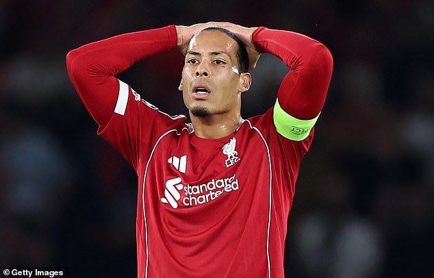 Virgil van Dijk critica la temporada del Liverpool como “INACEPTABLE” después de la derrota del Paris Saint-Germain, pero el capitán insinúa el plan de los Rojos para compensar el déficit de la Liga de Campeones