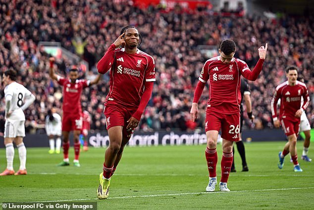 Liverpool 2-0 Fulham: Rio Ngumoha, de 17 años, muestra a los fanáticos de los Rojos una tentadora visión del futuro, mientras Mohamed Salah recuerda sus glorias pasadas para lanzar su gira de despedida, escribe LEWIS STEELE