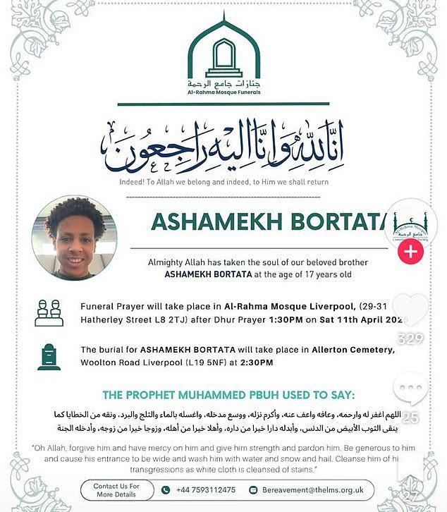 En la foto: un chico de 17 años que se ahogó después de desaparecer en un lago mientras visitaba un popular castillo en Gales durante la ola de calor posterior a Pascua.