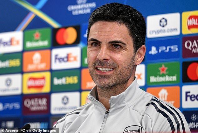 Mikel Arteta exige ‘puro fuego’ al nervioso Arsenal mientras los Gunners se enfrentan al Sporting de Lisboa con crecientes temores de otra temporada sin trofeos