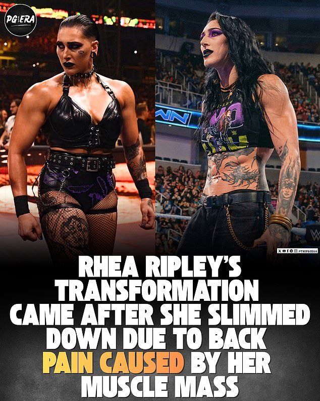 La sensación australiana de la WWE, Rhea Ripley, dice MENTIRAS sobre cambiar drásticamente su apariencia y bromea sobre tener un trastorno alimentario.
