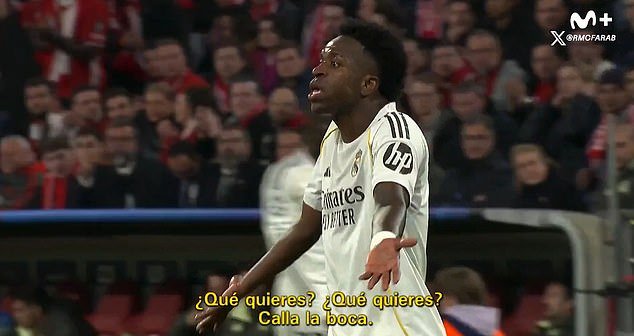 Las estrellas del Real Madrid en desacuerdo: Momento furioso: Vinicius Junior le dice a Jude Bellingham que “calle la boca” en el choque en el campo antes del colapso a tiempo completo después de la eliminación de la Liga de Campeones