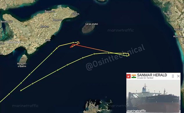 Momento doloroso: el capitán ruega a la marina iraní que “me deje dar la vuelta” mientras atacan su barco en el Estrecho de Ormuz