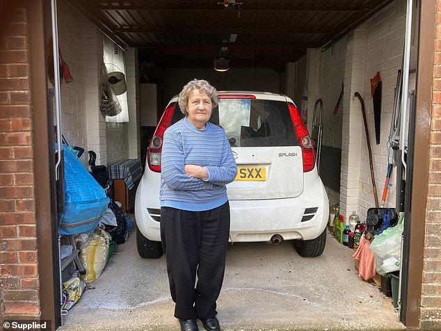 Una viuda de 86 años que fue perseguida por la DVLA por un error tipográfico en una carta de su compañía de seguros de automóvil describió semanas de noches sin dormir por temor a ser tachada de criminal.