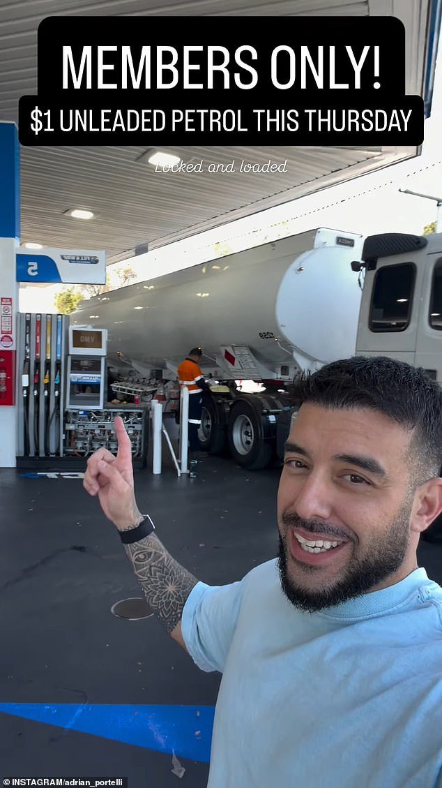 El multimillonario Adrián Portelli anuncia planes para vender combustible a 1 dólar el litro al abrir su primera gasolinera esta semana.