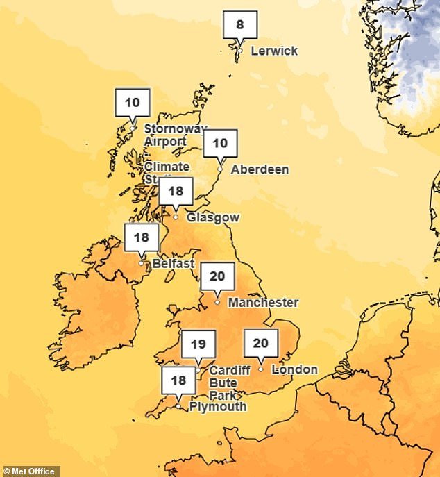 Las temperaturas en el Reino Unido aumentarán por encima de los 20 ° C este fin de semana mientras continúa el sol primaveral: el clima seco amenaza con descarrilar el Campeonato Mundial de Salto de Charcos