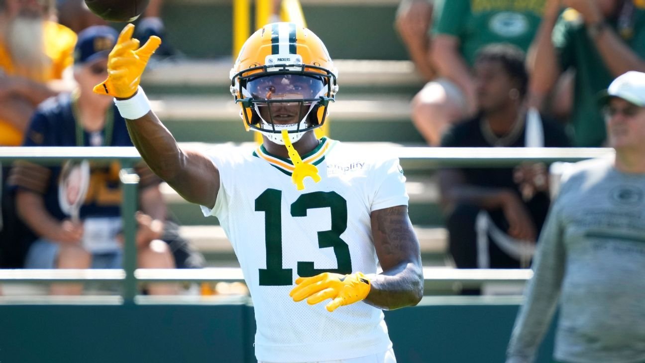 Los Eagles obtienen candados de WR Dontayvion de los Packers, dicen las fuentes