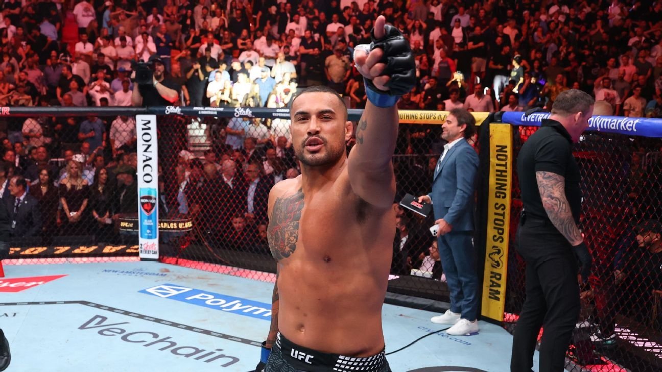 Resultados de UFC 327: Ulberg noquea a Procházka para ganar el título de peso semipesado