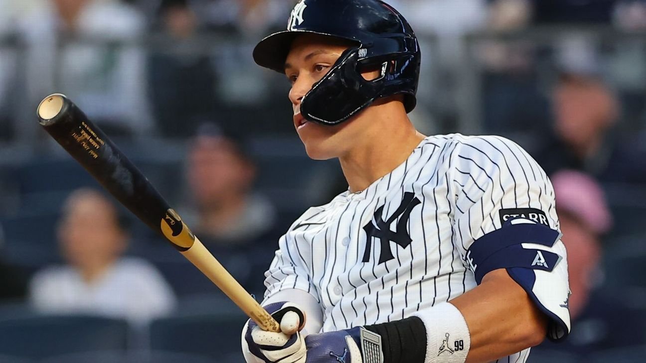 Aaron Judge y Mike Trout jonronearon dos veces cada uno; Los Yankees dominan a los Angelinos
