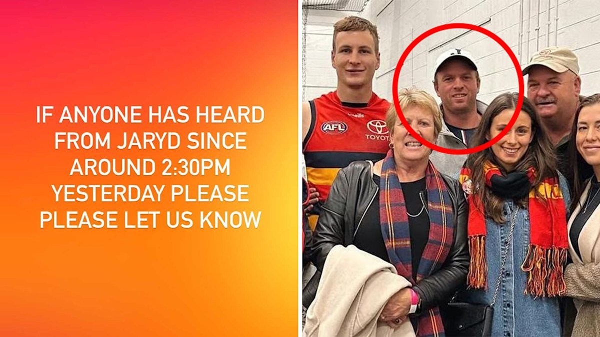 El hermano de Jordan Dawson, Jaryd Dawson, desaparecido; llamadas de ayuda, policía de SA, actualizaciones